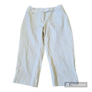 Lauren Ralph Lauren Off White Capri Size 6 Petite Pants